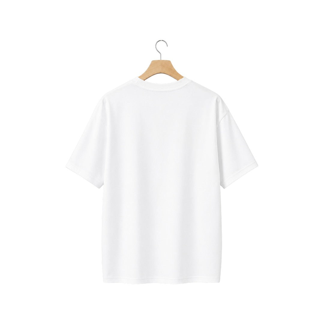 Wild Angels Boutique Men's Premium White Graphic Crew Neck T-Shirt