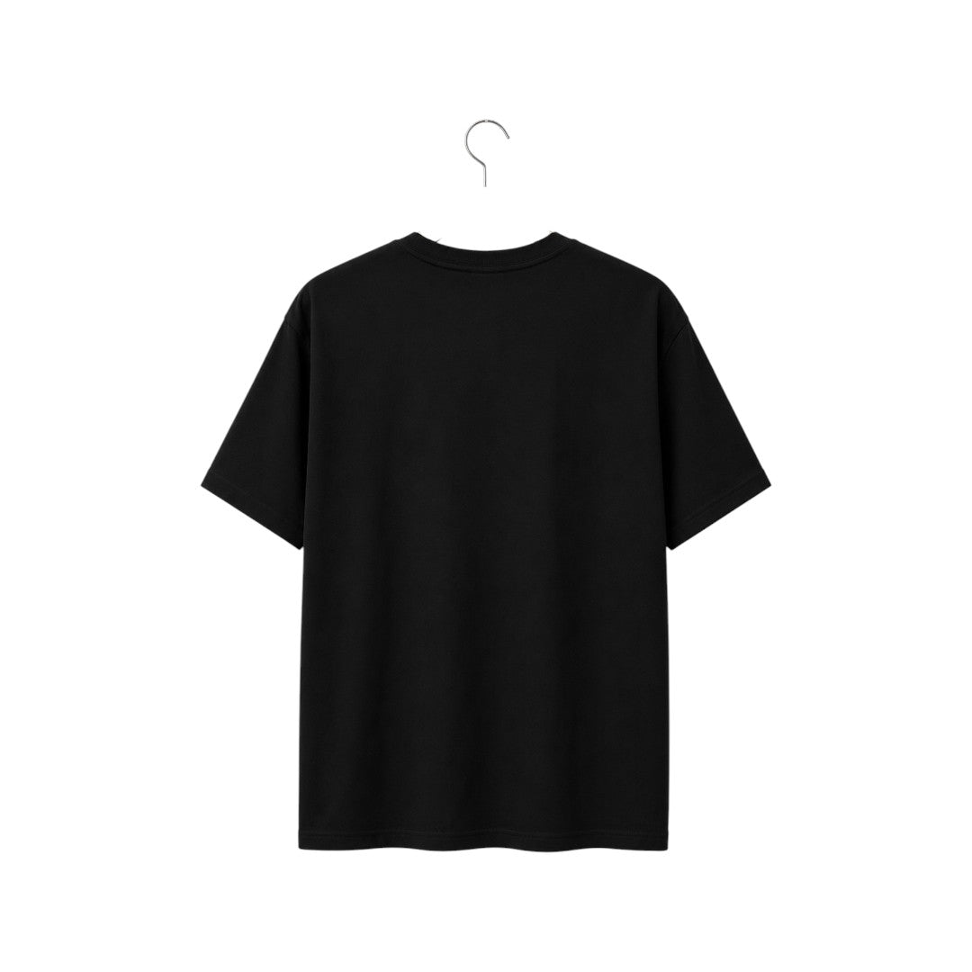Wild Angels Boutique Men's Premium Black Basketball Graphic Crew Neck T-Shirt