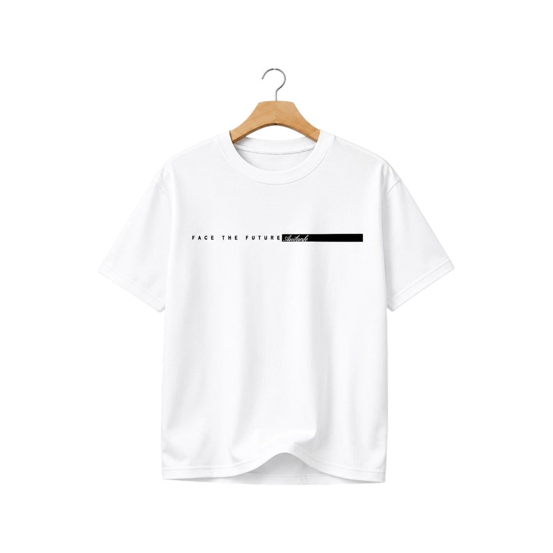 Wild Angels Boutique Men's Premium White Graphic Crew Neck T-Shirt