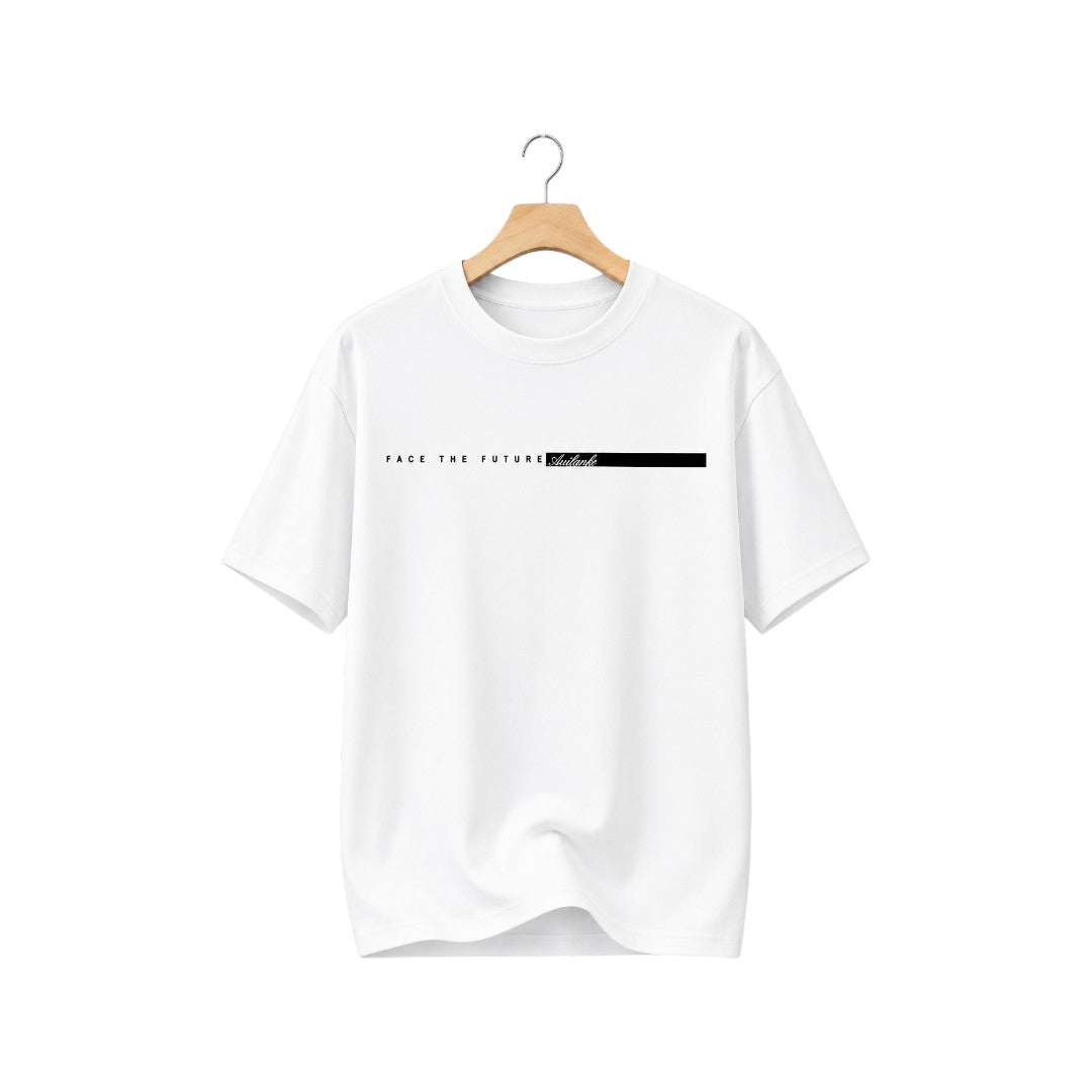 Wild Angels Boutique Men's Premium White Graphic Crew Neck T-Shirt