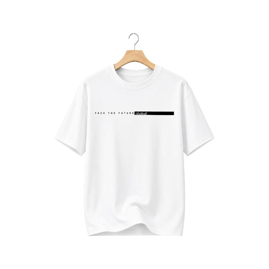 Wild Angels Boutique Men's Premium White Graphic Crew Neck T-Shirt